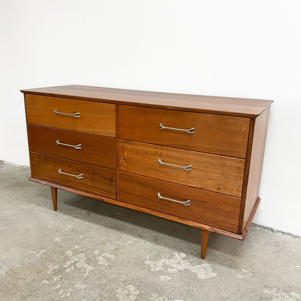 Mid Century Restored Myrtle Chest Of Drawers