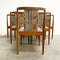 Set 6 1970's Parker T Back Dining Chairs