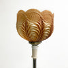 Stunning Art Deco 1940s Floor Lamp With Glass Top Table