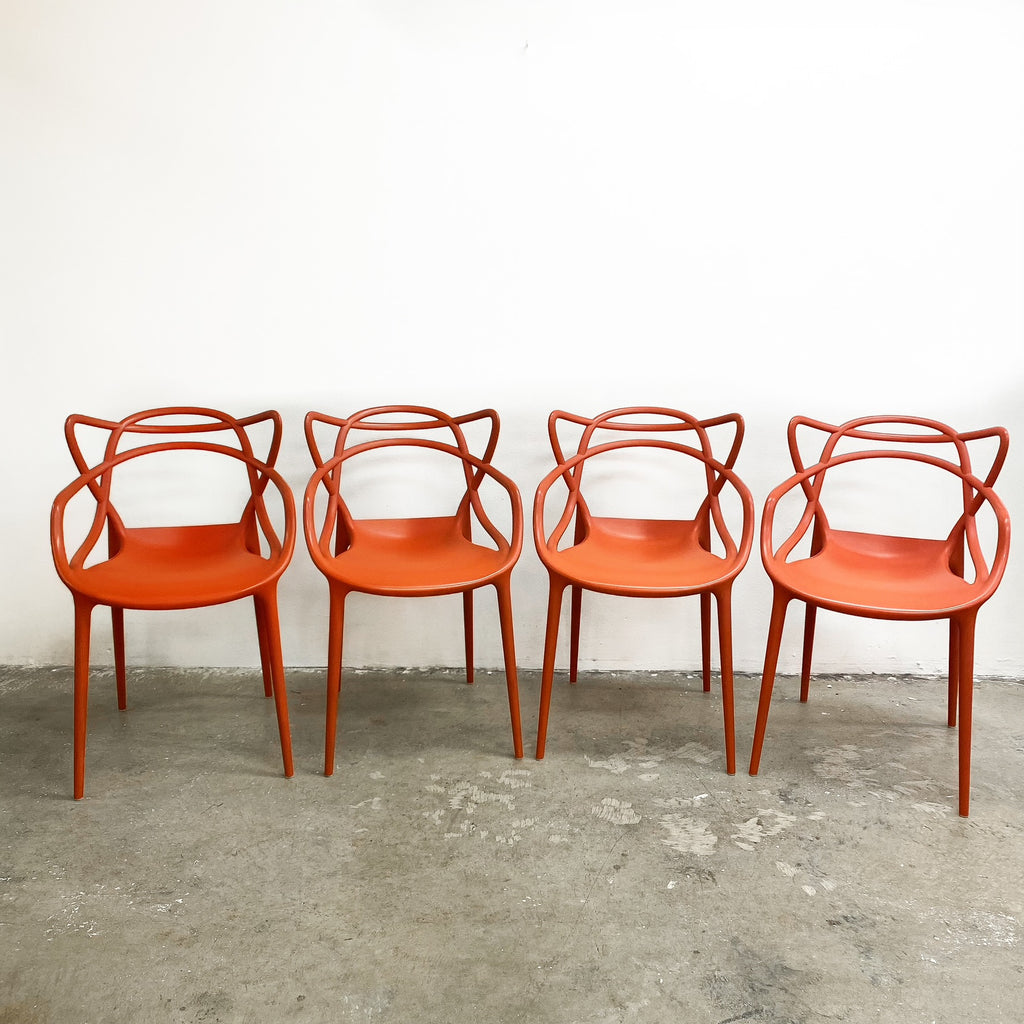 Set Of 4 Kartell 'Masters' Dining Chairs