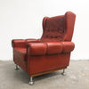 Mid Century Danish Leather Armchair