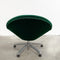 Vintage Dark Emerald Green Velvet Chair