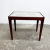 Restored Mid Century Glass Side Table