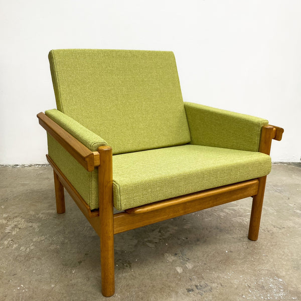 Mid Century Reupholstered Armchair - Fully restored