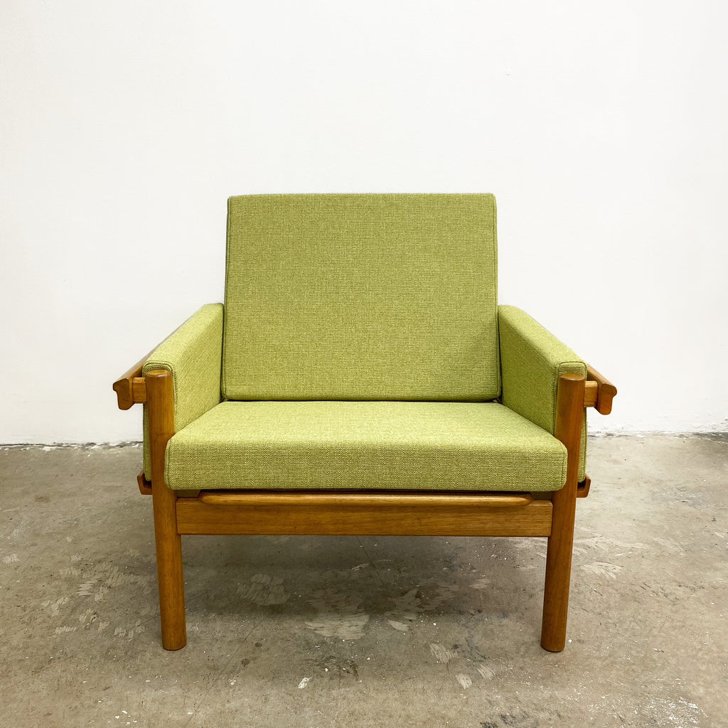 Mid Century Reupholstered Armchair - Fully restored