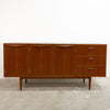 Restored Mid Century Teak Wave Form Handle Chiswell Sideboard Buffet