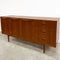 Restored Mid Century Teak Wave Form Handle Chiswell Sideboard Buffet