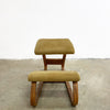 Vintage Ergonomic Chair Original Bentwood Plywood Frame