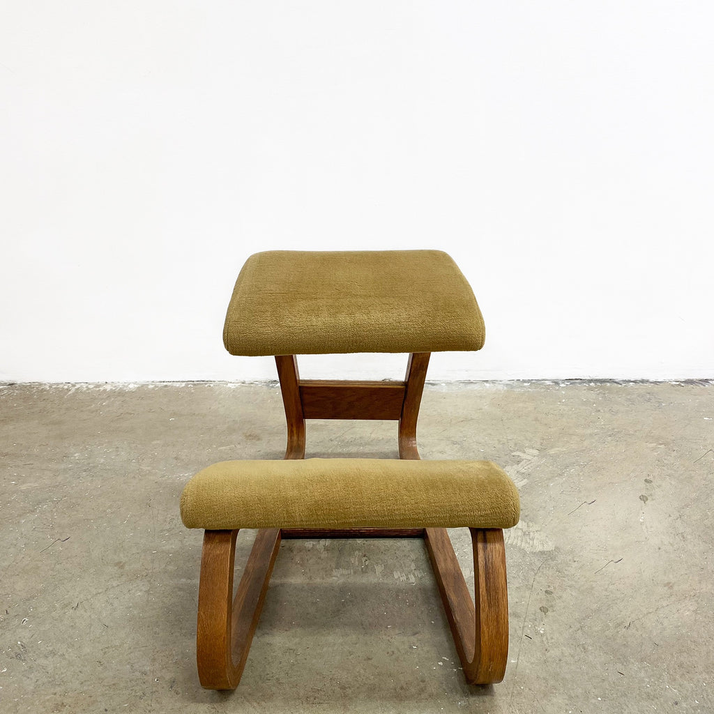 Vintage Ergonomic Chair Original Bentwood Plywood Frame