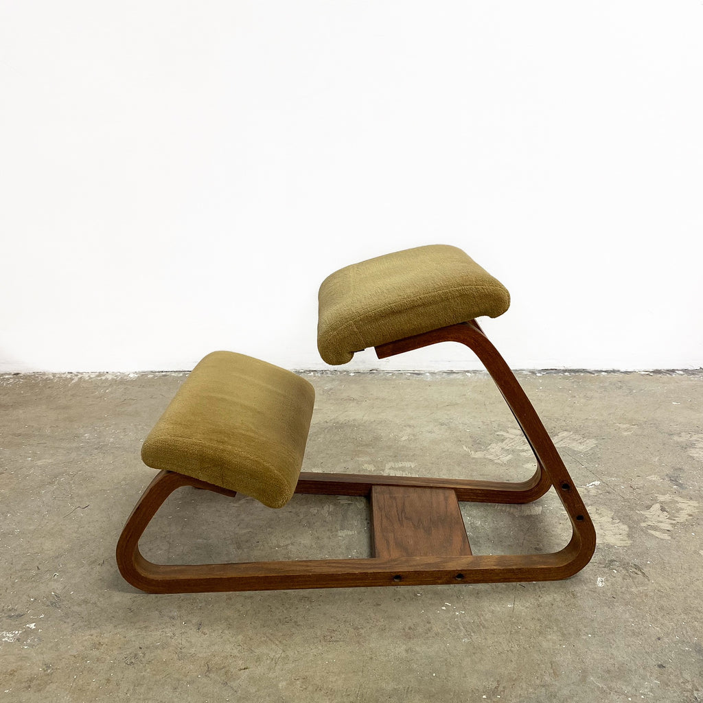 Vintage Ergonomic Chair Original Bentwood Plywood Frame