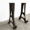 Antique Industrial Cast Iron Set Of Table Legs