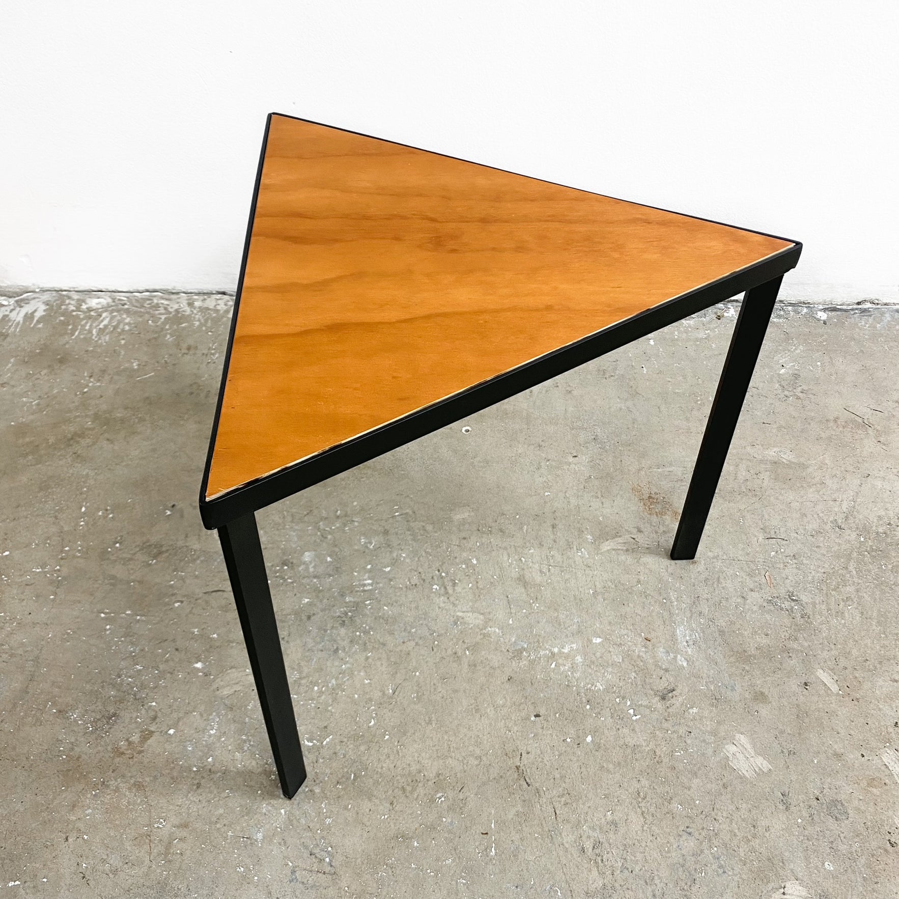 Triangular Mid Century Architectural Side Table – The Design Ark