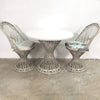 1980s Spun Fibreglass Five Piece Outdoor Setting