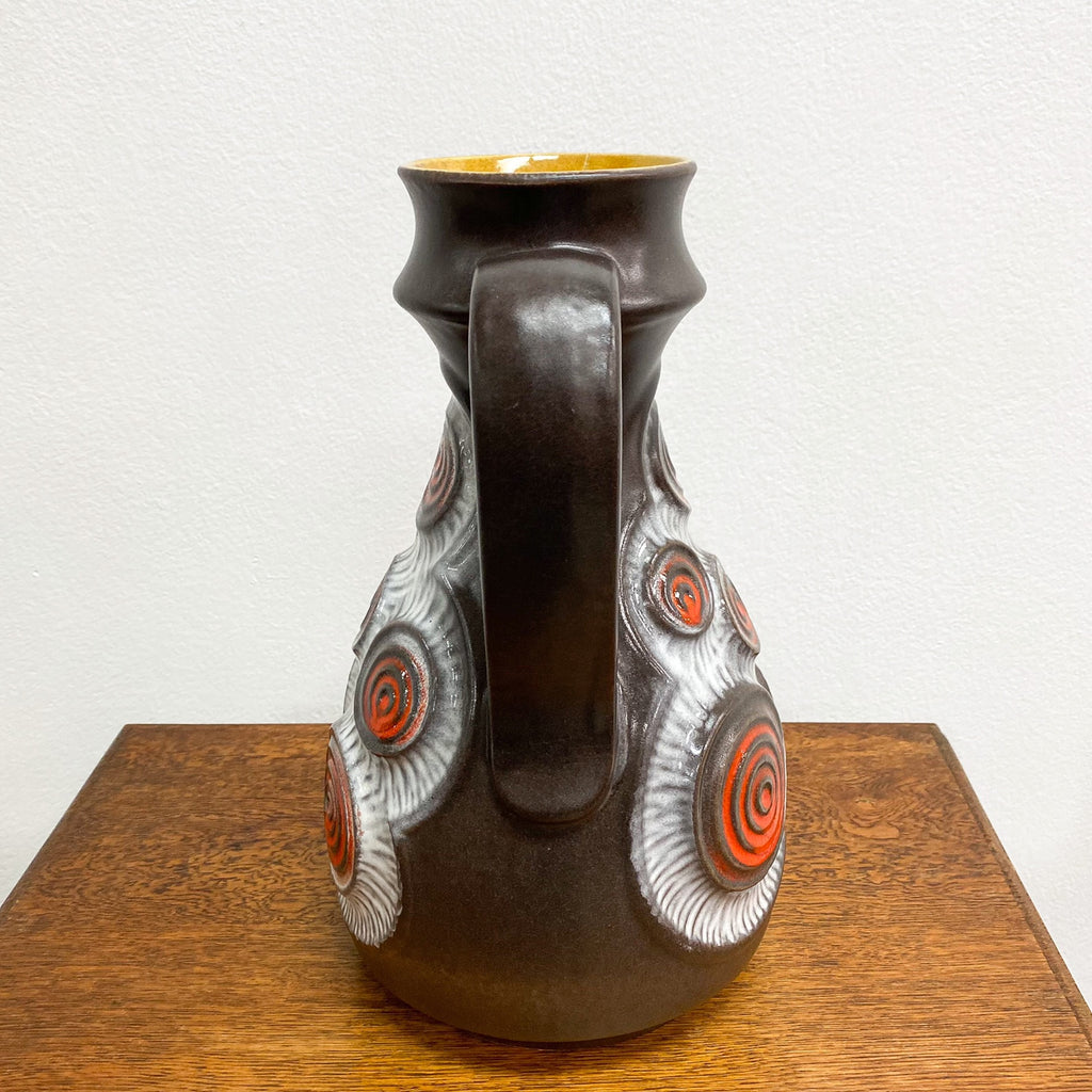 Mid Century West German Ceramic Vase Jug