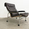 1970s Noboru Nakamura Bore Leather Armchair