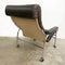 1970s Noboru Nakamura Bore Leather Armchair