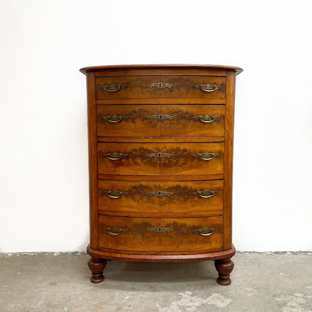 Late 19th Century Antique European Commode Chest Of Drawers
