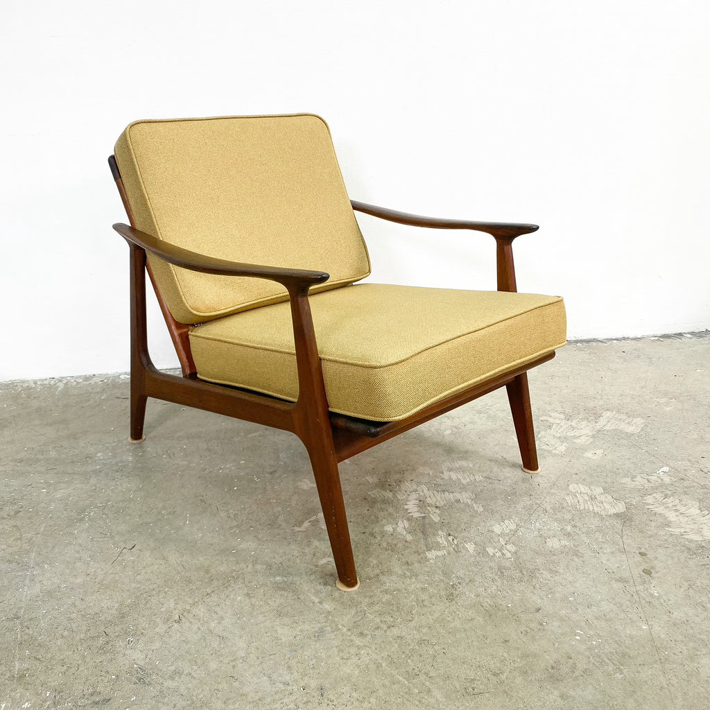 Mid Century Parker Low Back Rattan Armchair