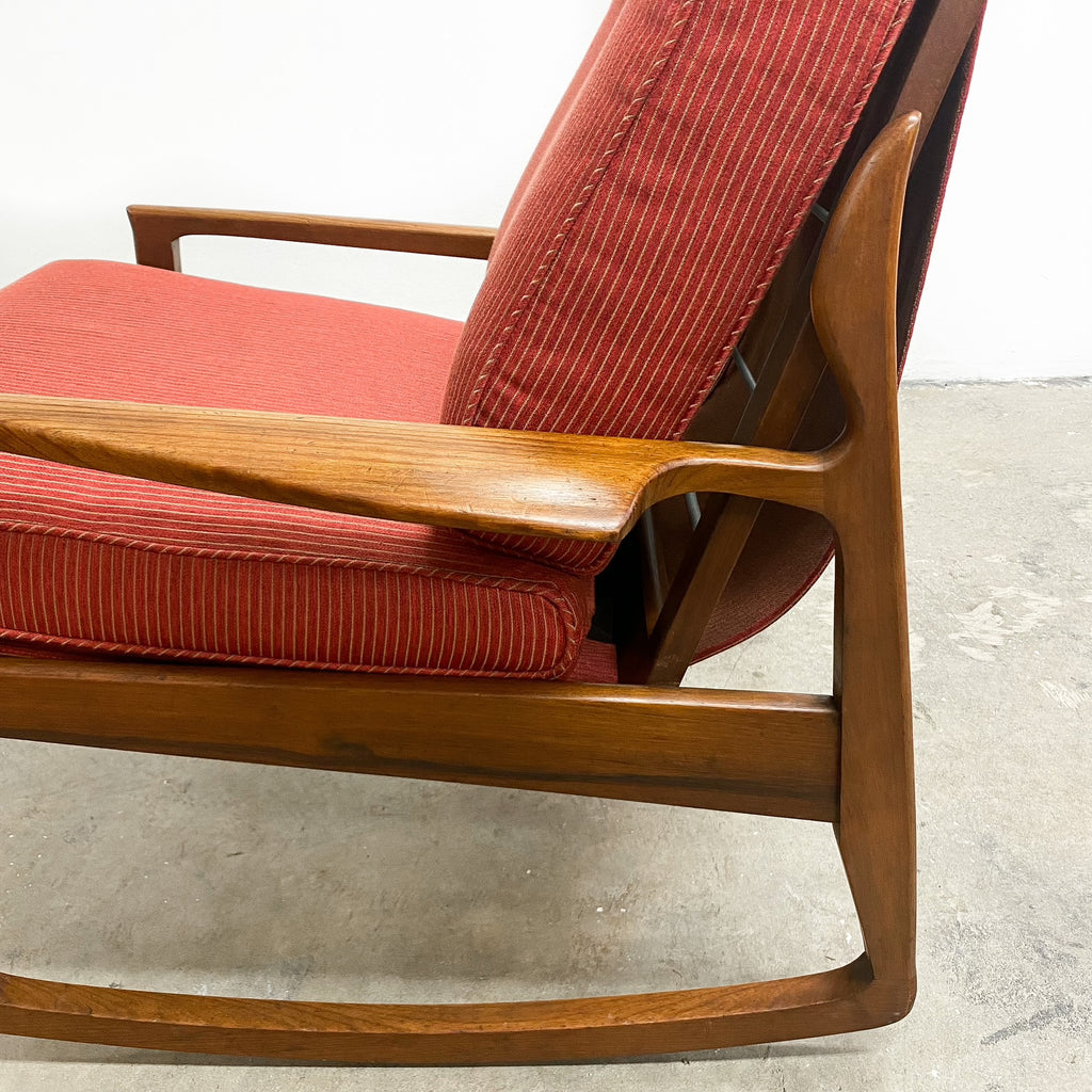 Fler Narvik Mid Century Teak Rocking Chair