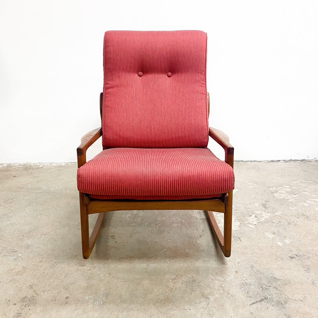 Fler Narvik Mid Century Teak Rocking Chair
