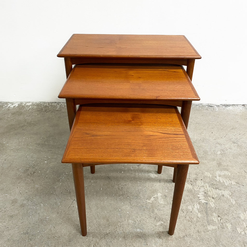 Mid Century Parker Nest Of 3 Tables