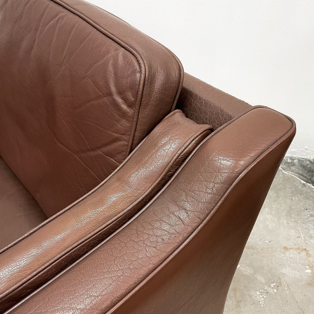 Mid Century Danish Leather Armchair