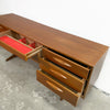 Restored Mid Century Teak Dresser Desk