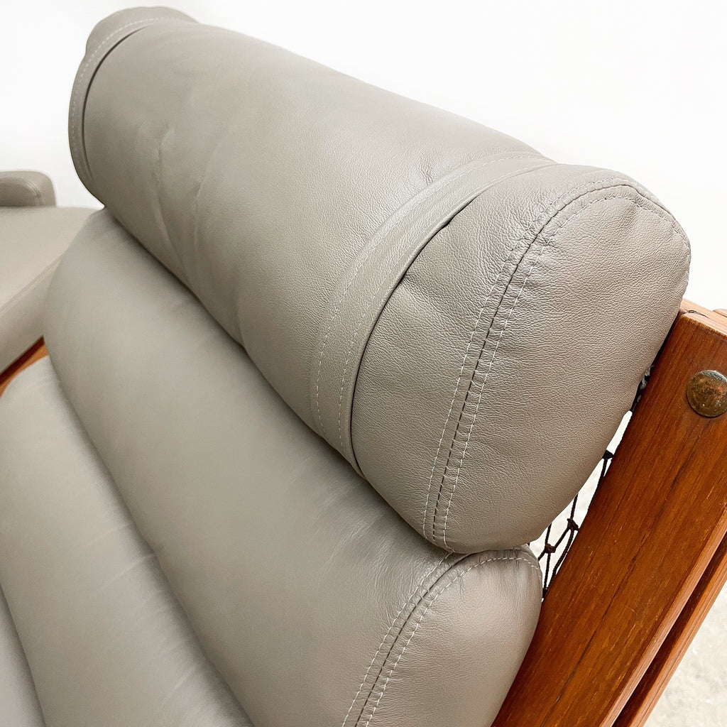 Tessa T4 Leather Mid Century Armchairs Priced Individually