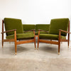 Pair Of Restored Mid Century Parker Armchairs