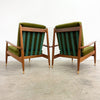 Pair Of Restored Mid Century Parker Armchairs