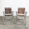 Pair Of Mid Century 1970's Aluminium Folding Chairs