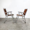 Pair Of Mid Century 1970's Aluminium Folding Chairs