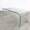 Vintage Curved Glass Coffee Table