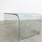 Vintage Curved Glass Coffee Table