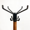 Vintage Industrial Solid Oak Hat Rack And Coat Stand