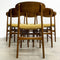 Suite Of Six 1960's Paddle Back Dining Chairs