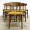 Suite Of Six 1960's Paddle Back Dining Chairs