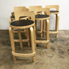 Finland ‘Artek’ Alvar Aalto K65 Bar Stools