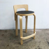 Finland ‘Artek’ Alvar Aalto K65 Bar Stools