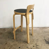 Finland ‘Artek’ Alvar Aalto K65 Bar Stools