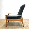 Fler 'Flermark' Mid Century Navy Blue Upholstered Armchair 