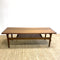 Mid Century Fler Rattan Shelf Coffee Sofa Table