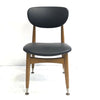Set Four Mid Century Matchstick Back Dining Chairs - New Upholstery