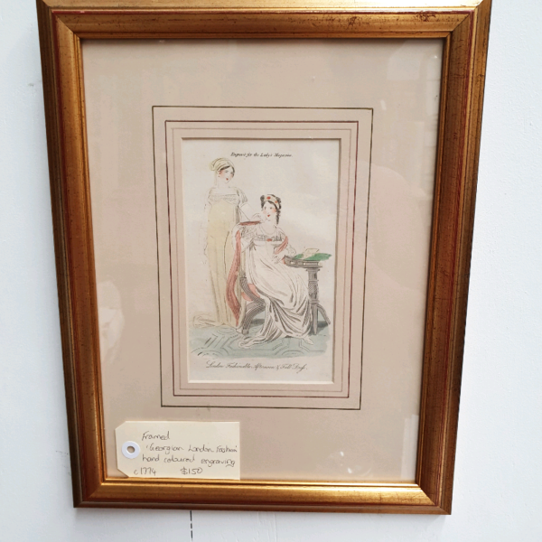 Hand Coloured Engraving