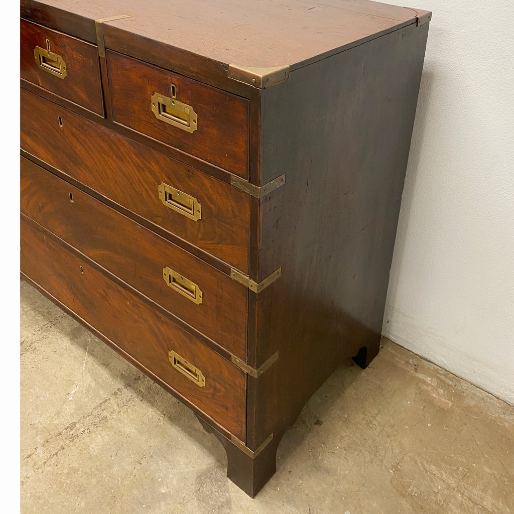 Georgian Style Campaign Chest of Drawers