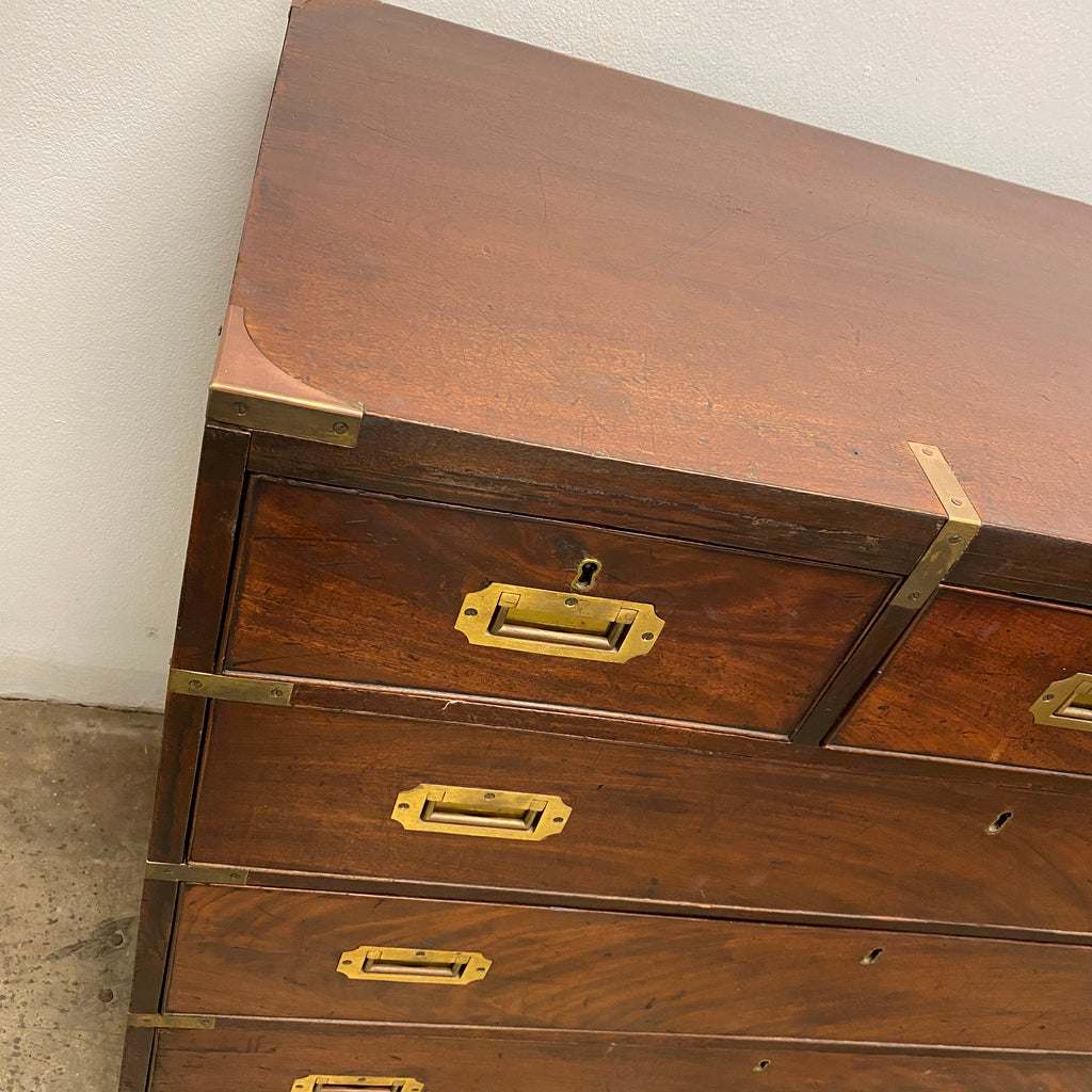 Georgian Style Campaign Chest of Drawers