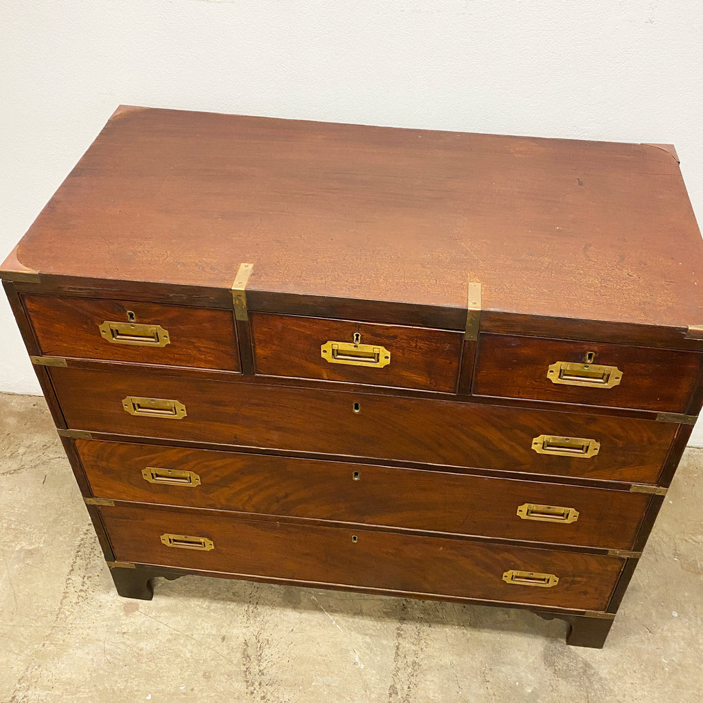 Georgian Style Campaign Chest of Drawers