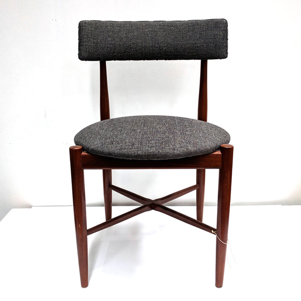 Set of 6 Reupholstered G-Plan Mid Century Dining Chairs