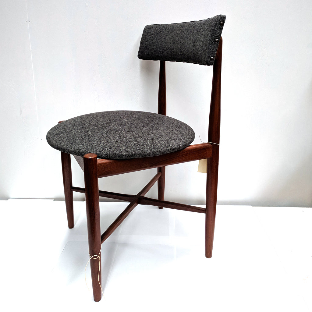 Set of 6 Reupholstered G-Plan Mid Century Dining Chairs