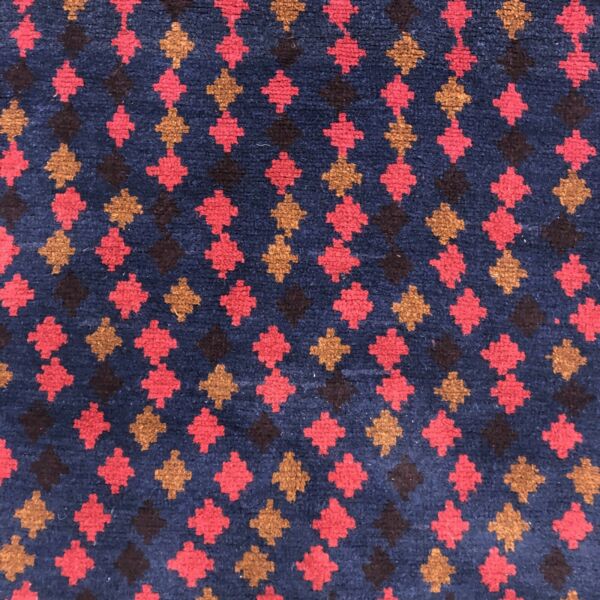 Hand Knotted Persian Rug Blue Ground